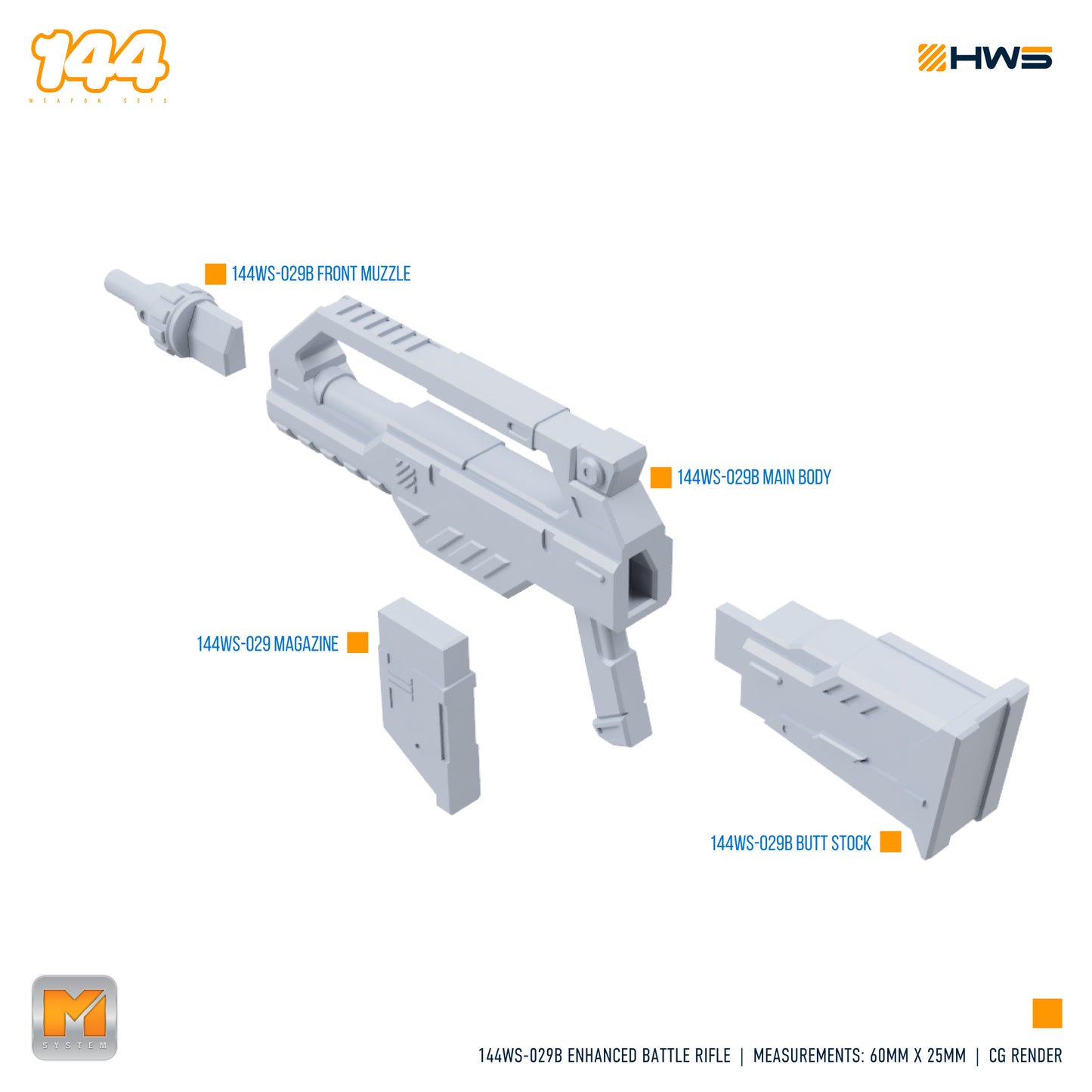 HWS 144WS-029B Enhanced Battle Rifle