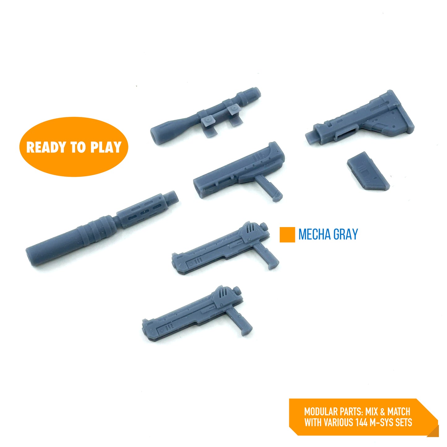 144WS-035 Ranger Set 01 (Set of 3 Weapons) 1/144