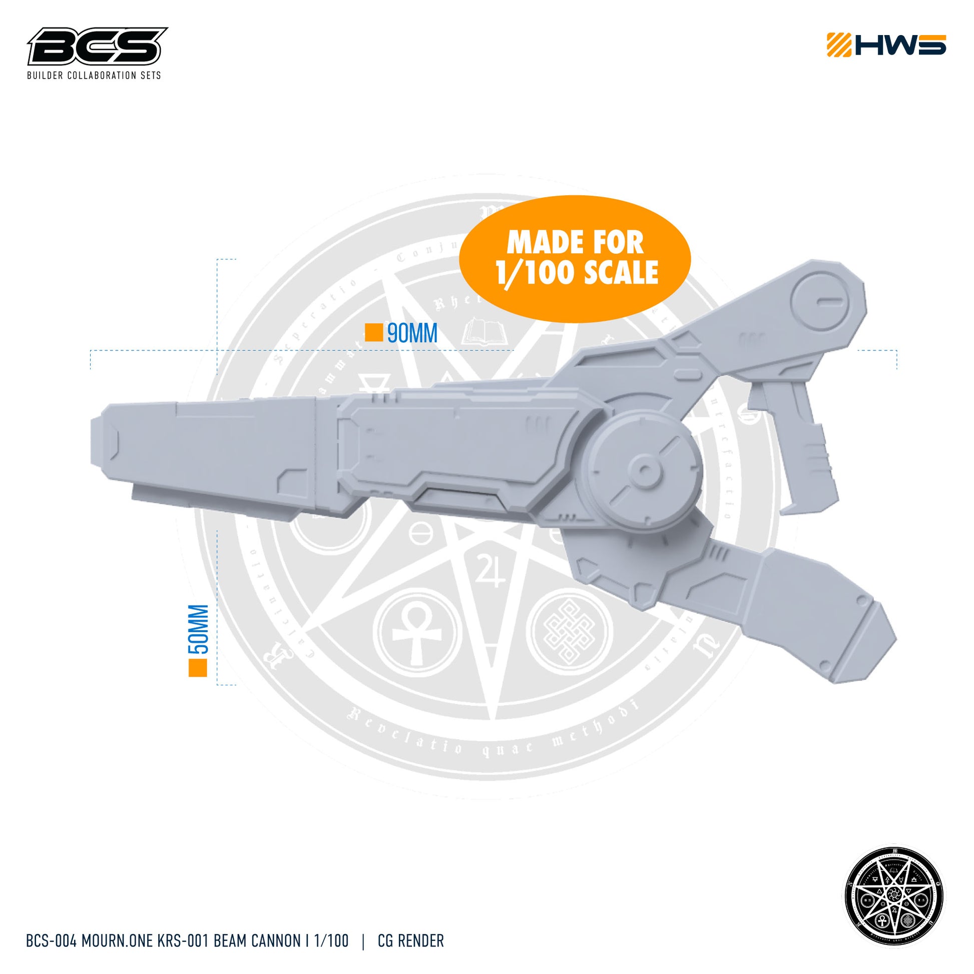 BCS-004 Mourn.one KRS-001 Beam Cannon Set 1/100