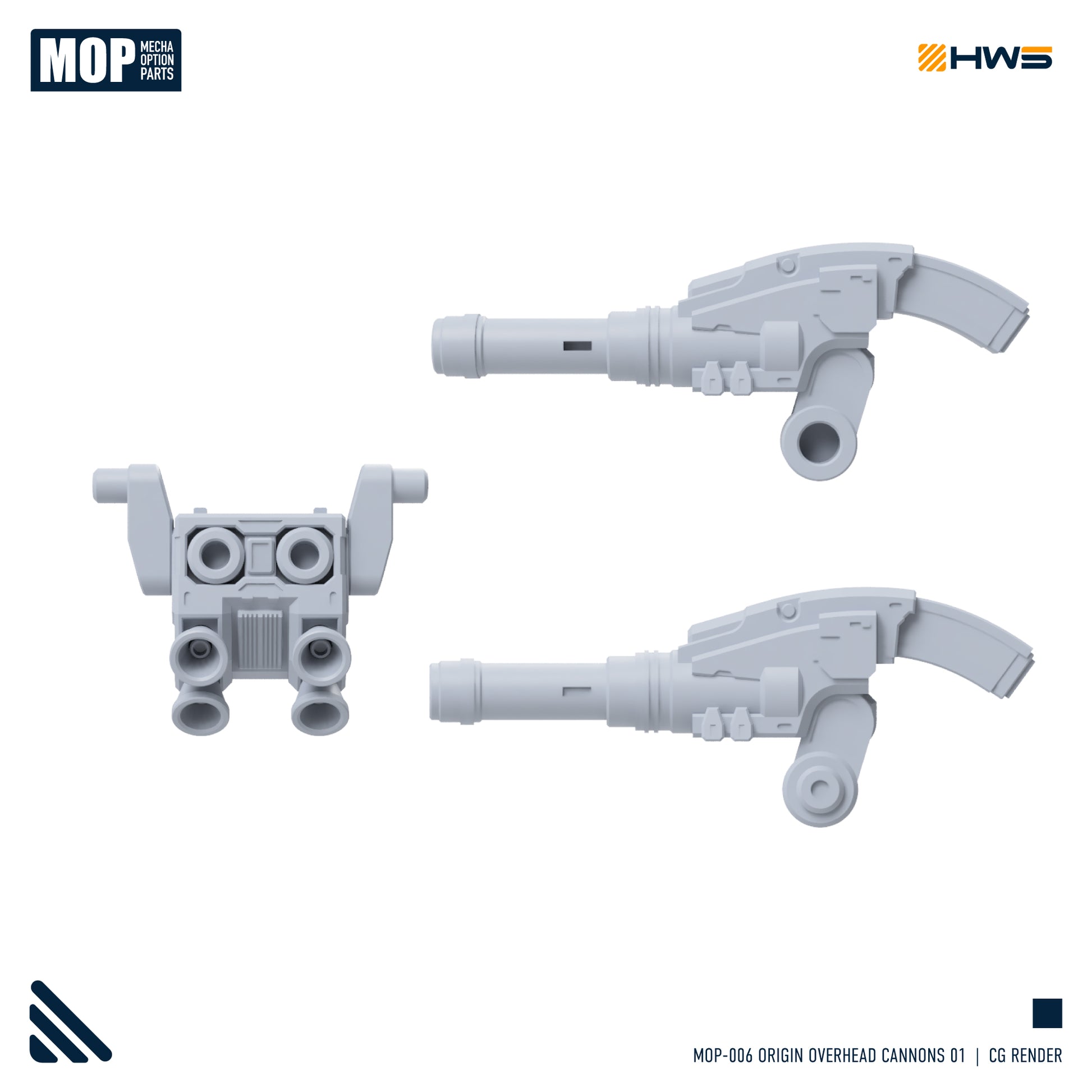 MOP-006 Origin Overhead Cannons 01 1/144