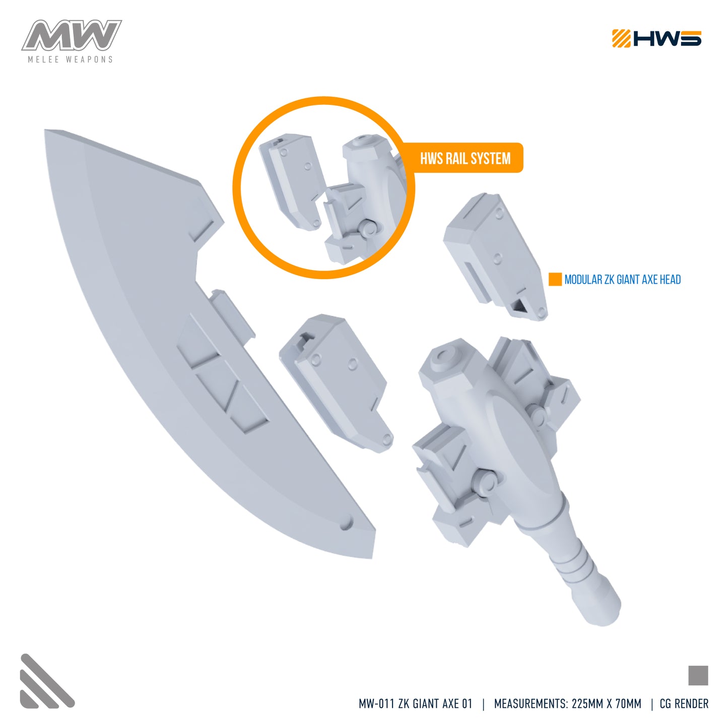 MW-011 ZK Giant Axe 1/100