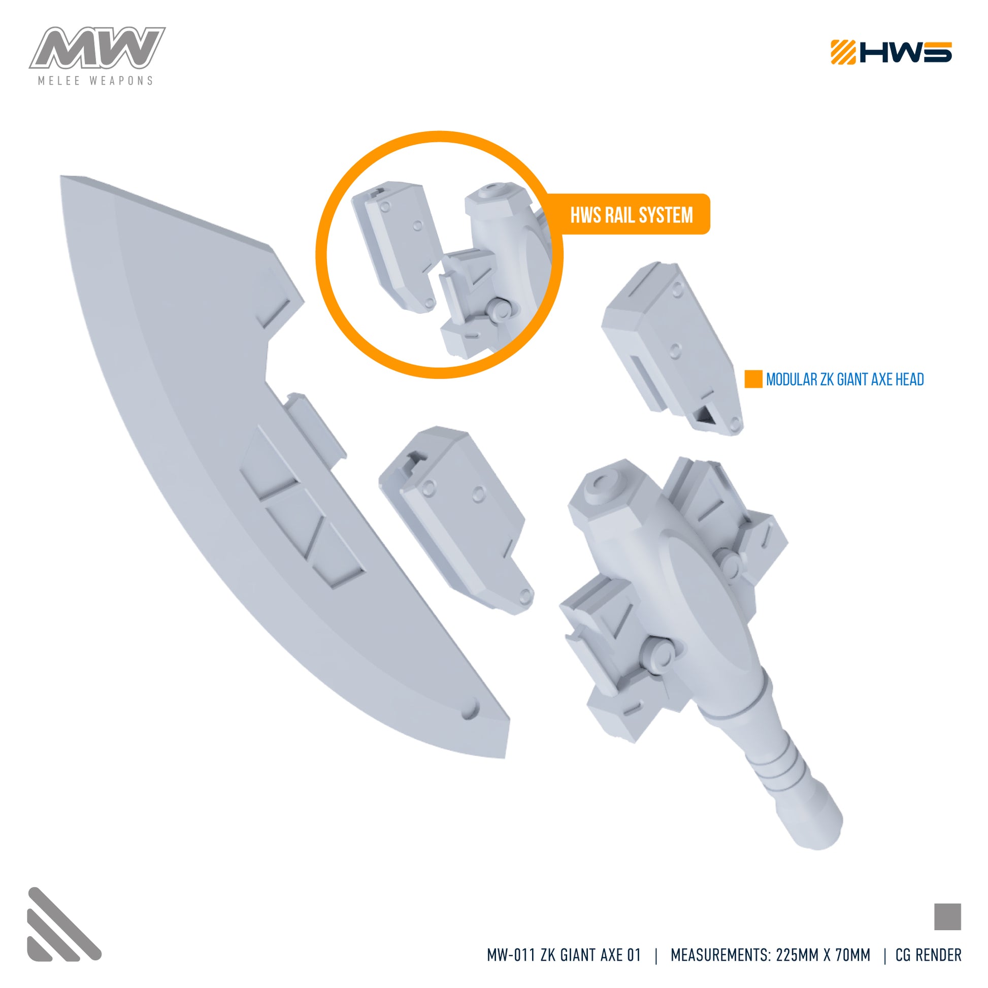 MW-011 ZK Giant Axe 1/100