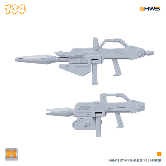 144WS-028 Advance Weapons Set 02 (Set of 2 Weapons) 1/144