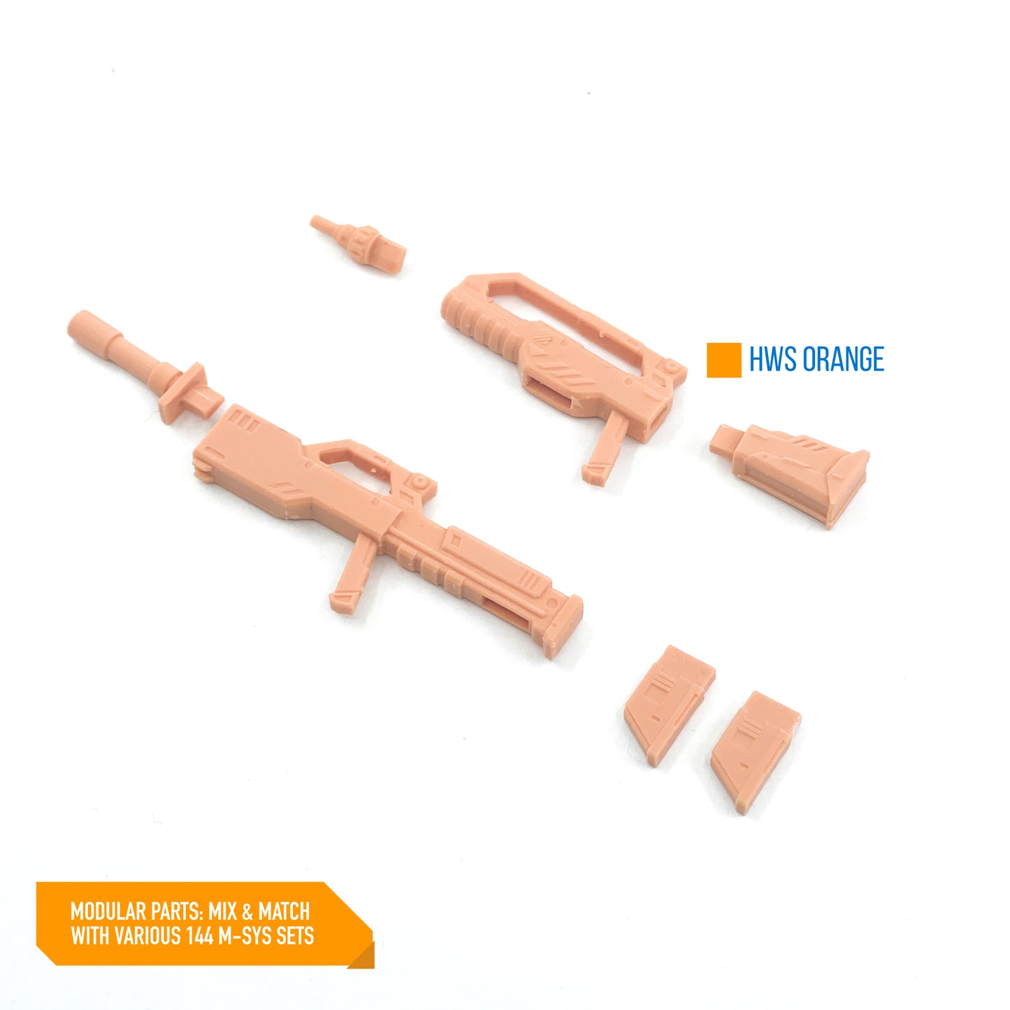 144WS-029 Ballistic Weapons Set 02 (Set of 2 Weapons) 1/144