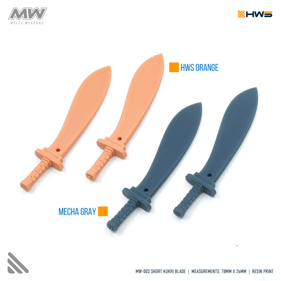 MW-003 Short Kukri Blade (Set Of 2) 1/100