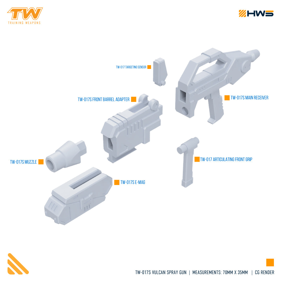 TW-017S Vulcan Spray Gun 1/100