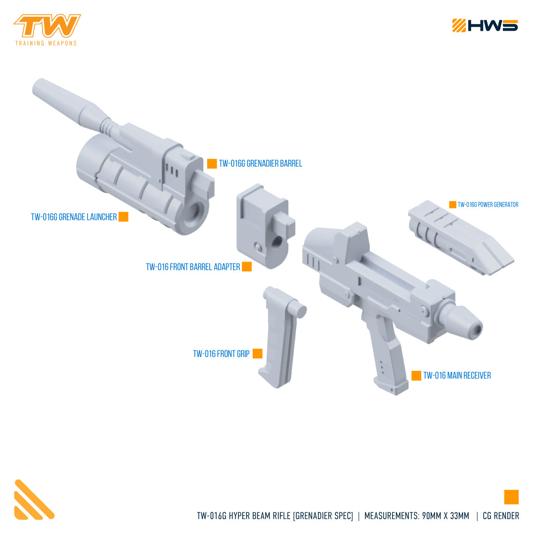 TW-016G Hyper Beam Rifle I [Grenadier Spec] 1/100