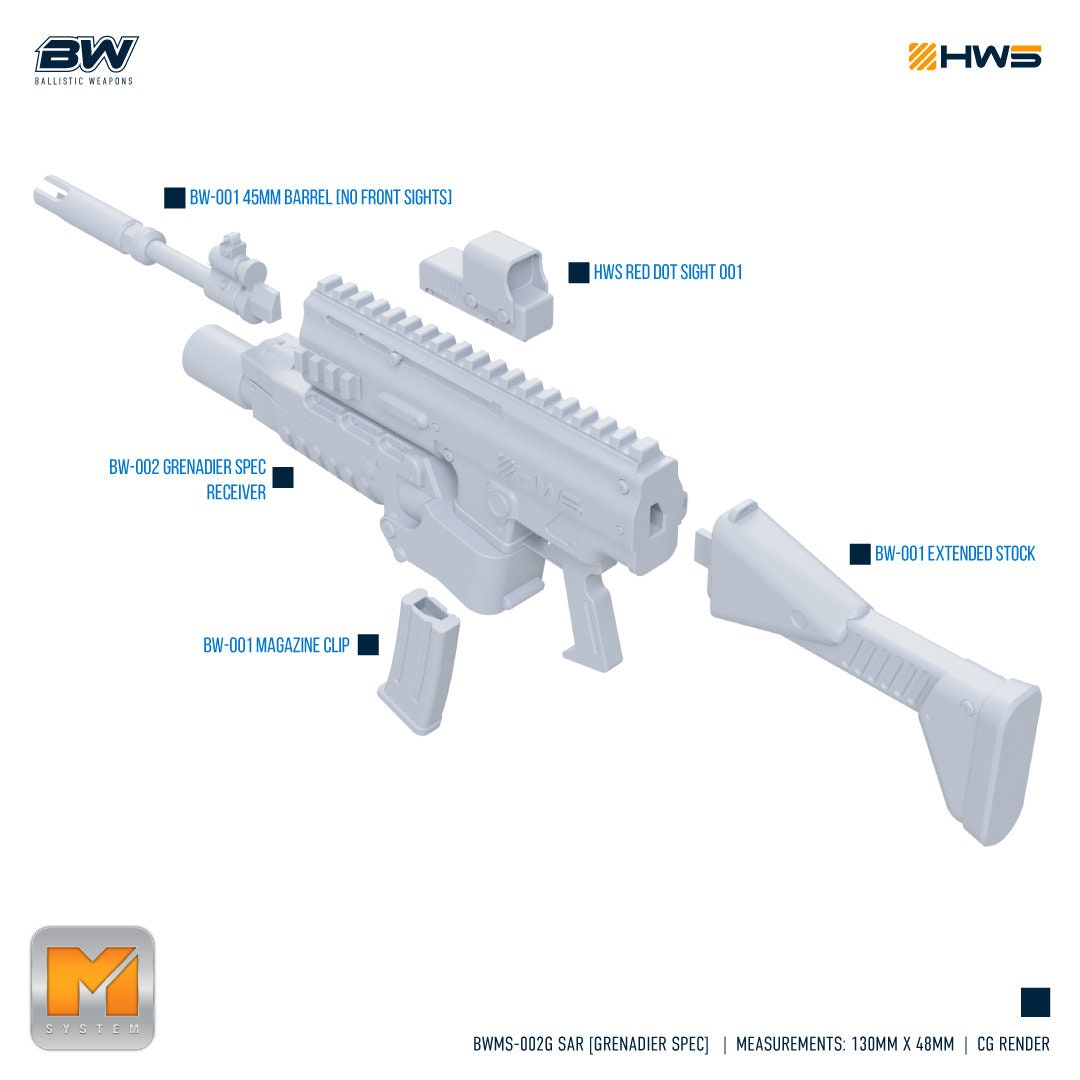 BWMS-002G SAR [Grenadier Spec] 1/100