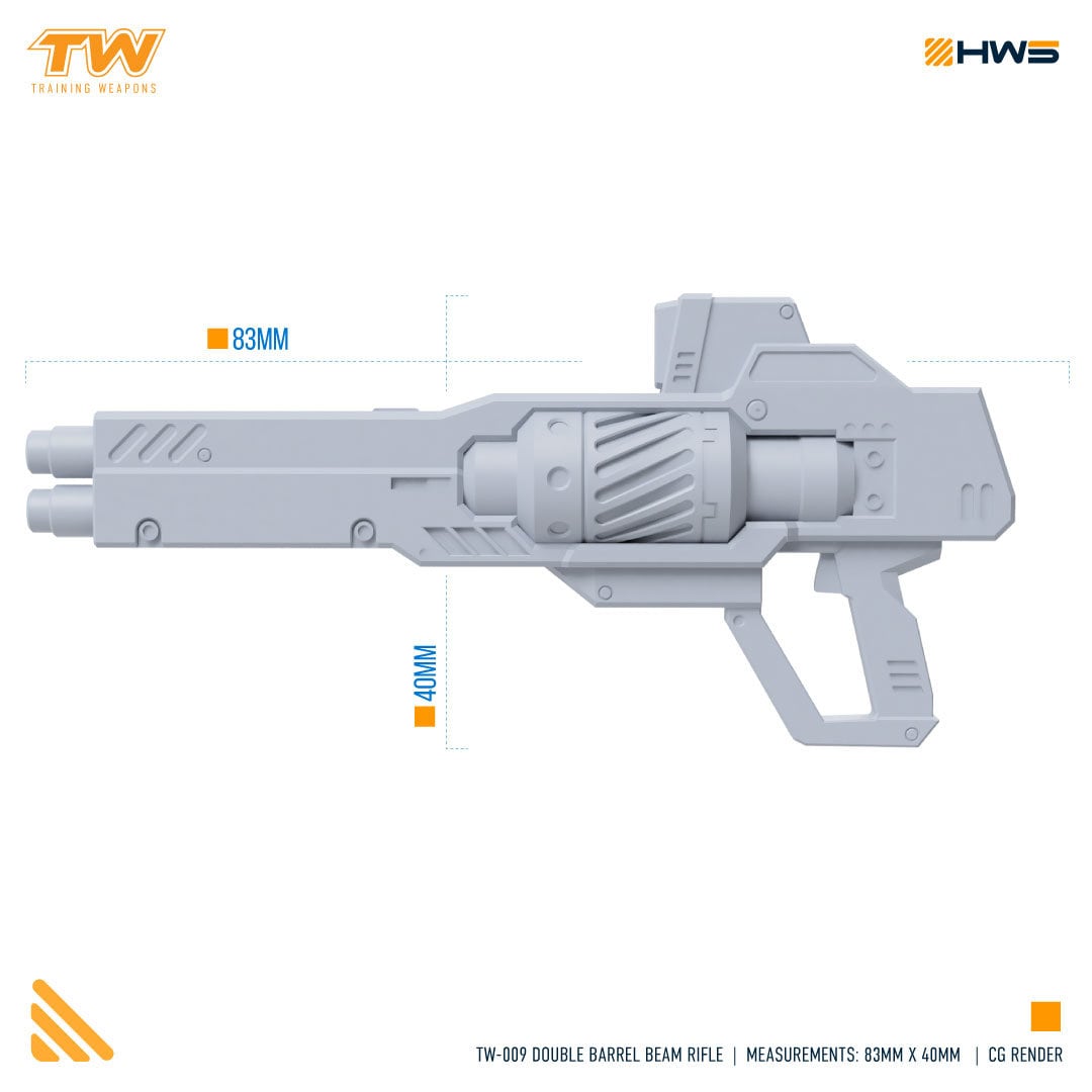 TW-009 Double Barrel Beam Rifle 1/100