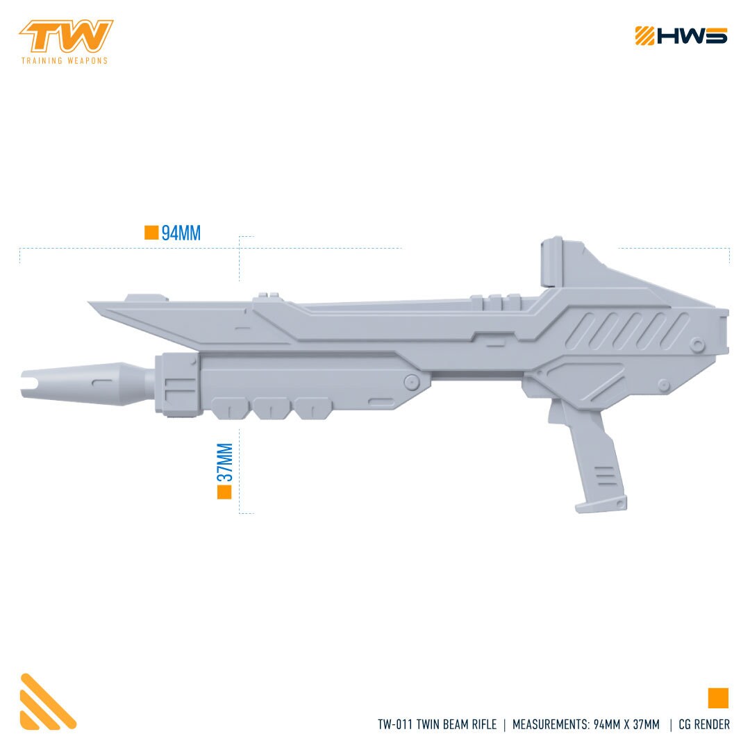 TW-011 Twin Beam Rifle  (Set of 2) 1/100