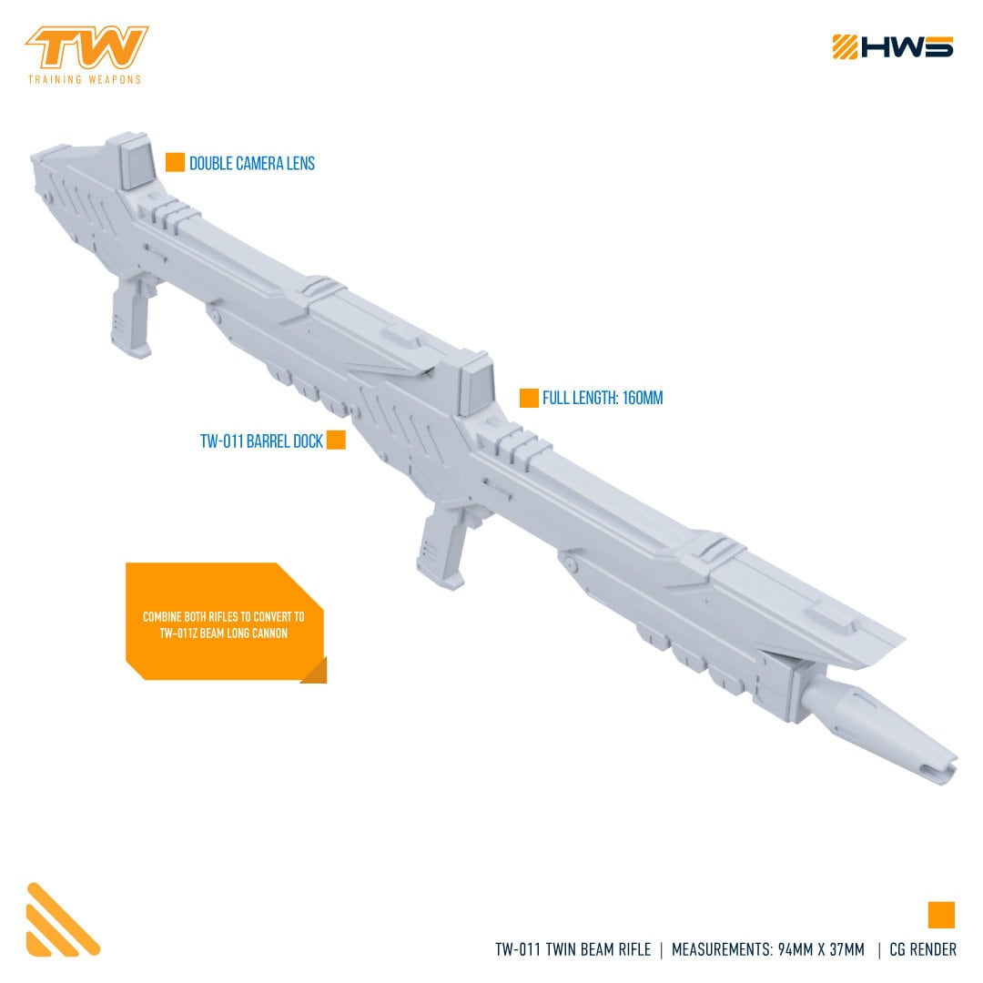 TW-011 Twin Beam Rifle  (Set of 2) 1/100