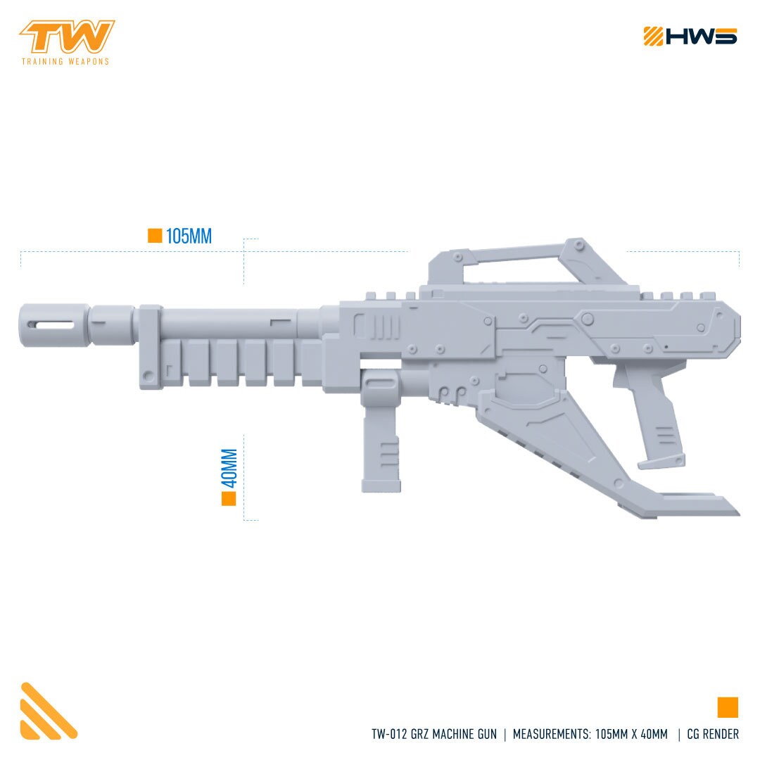 TW-012 GRZ Machine Gun 1/100