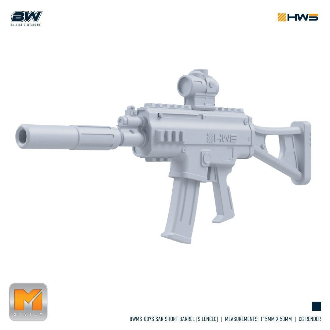 BWMS-007S SAR Short Barrel [Silenced] 1/100