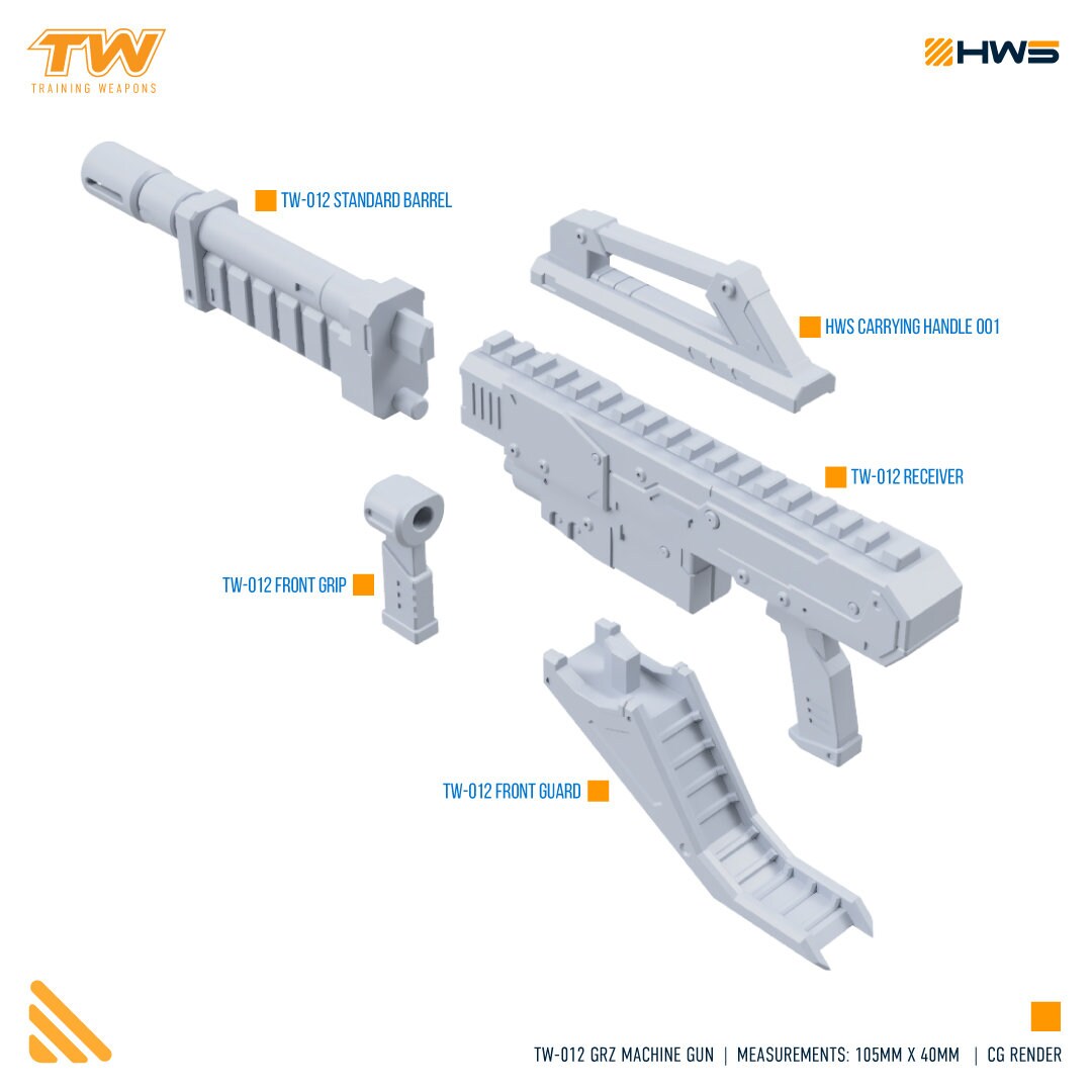 TW-012 GRZ Machine Gun 1/100