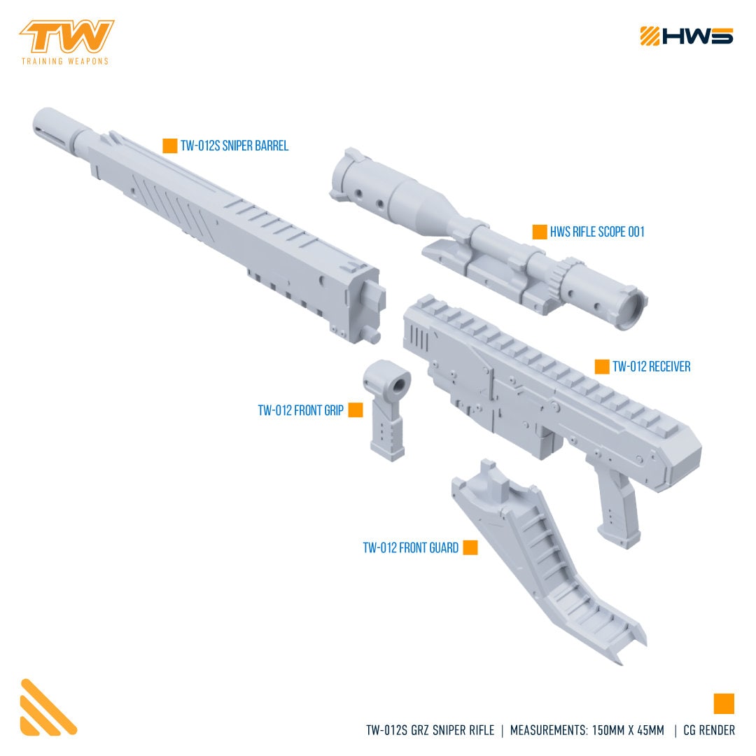 TW-012S GRZ Sniper Rifle 1/100