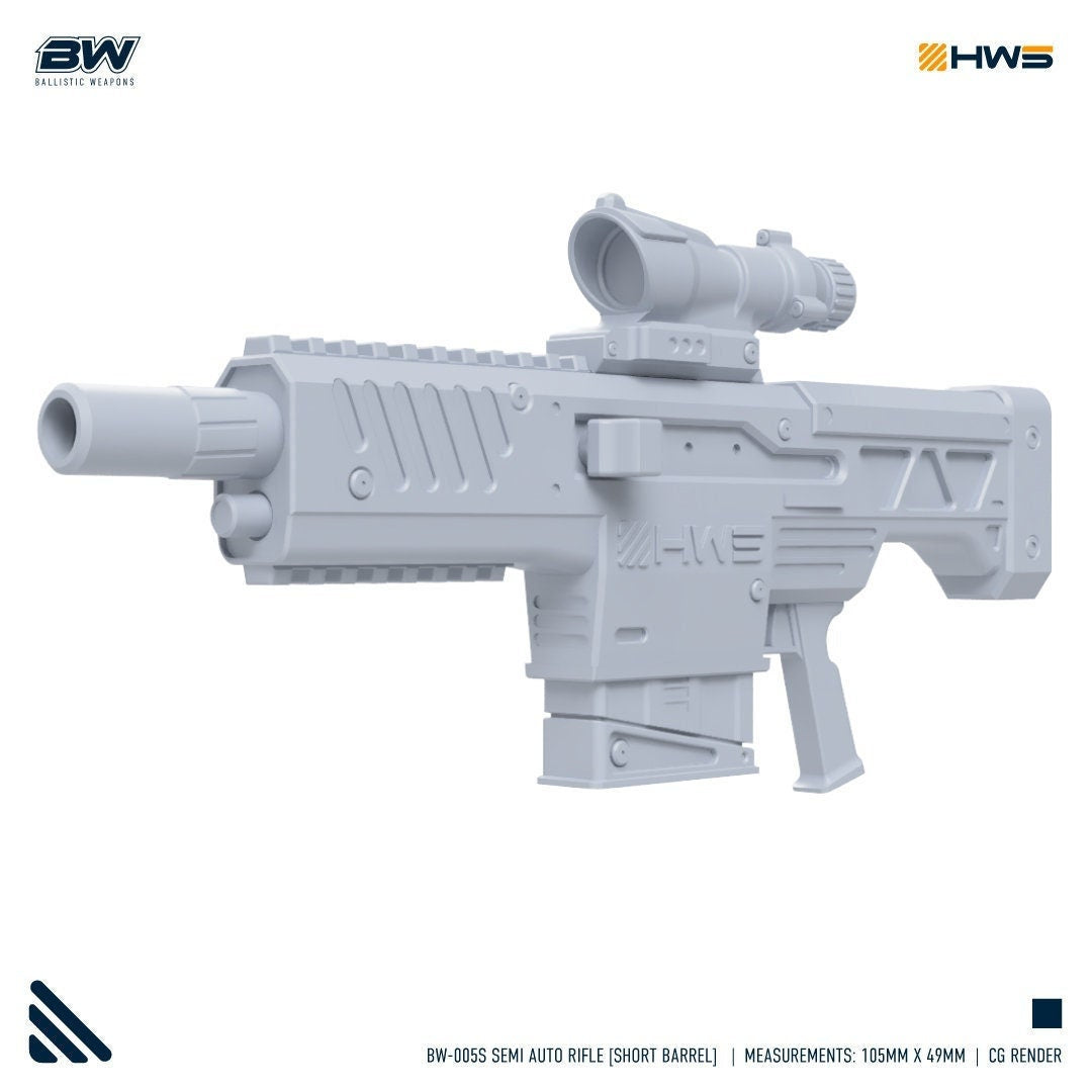 BW-005S Semi Auto Rifle [Short Barrel] 1/100