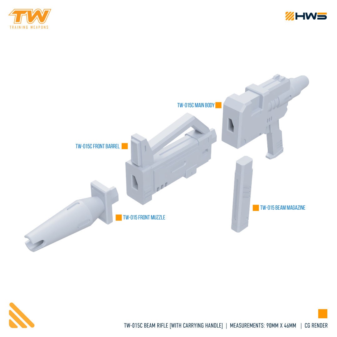 TW-015C Beam Rifle (with Carrying Handle) 1/100