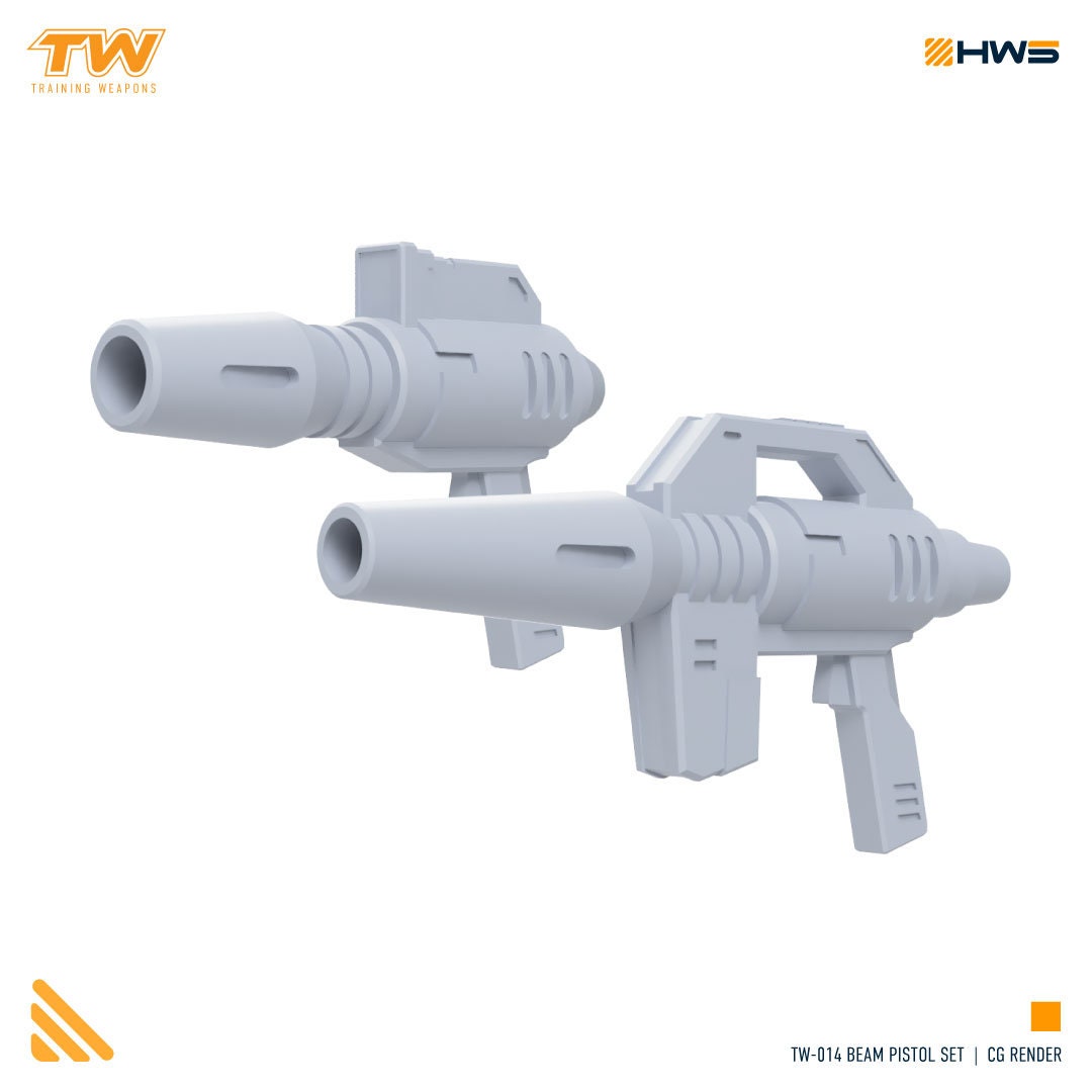 TW-014 Beam Pistol Set (Set Of 2 Weapons) 1/100