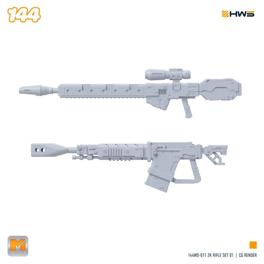 144WS-011 ZK Rifle Set 01 (Set of 2 Weapons) 1/144