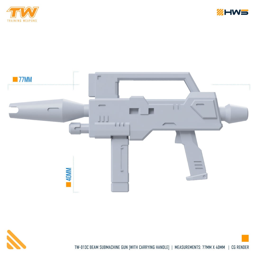 TW-013C Beam Submachine Gun (with Carrying Handle) 1/100