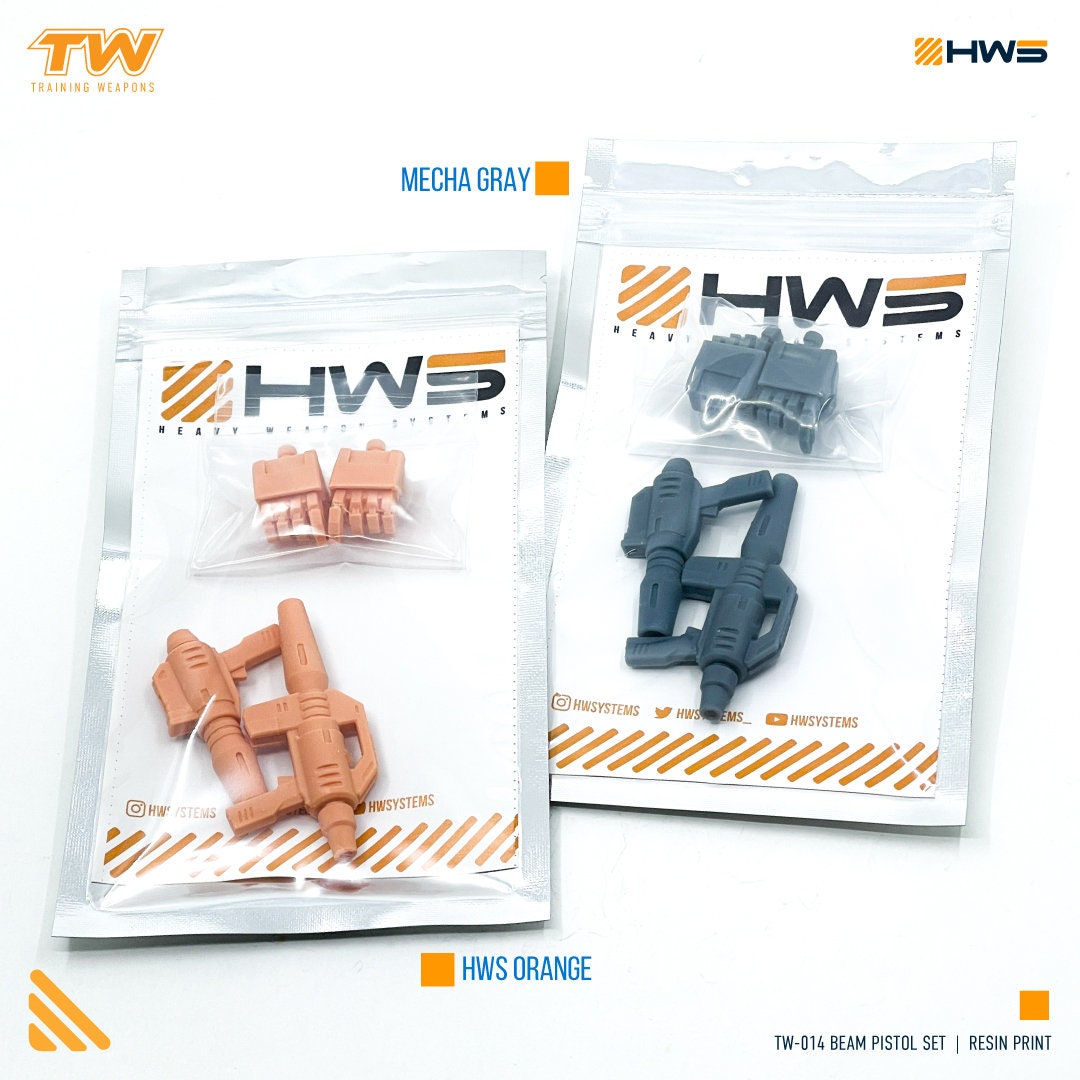 TW-014 Beam Pistol Set (Set Of 2 Weapons) 1/100