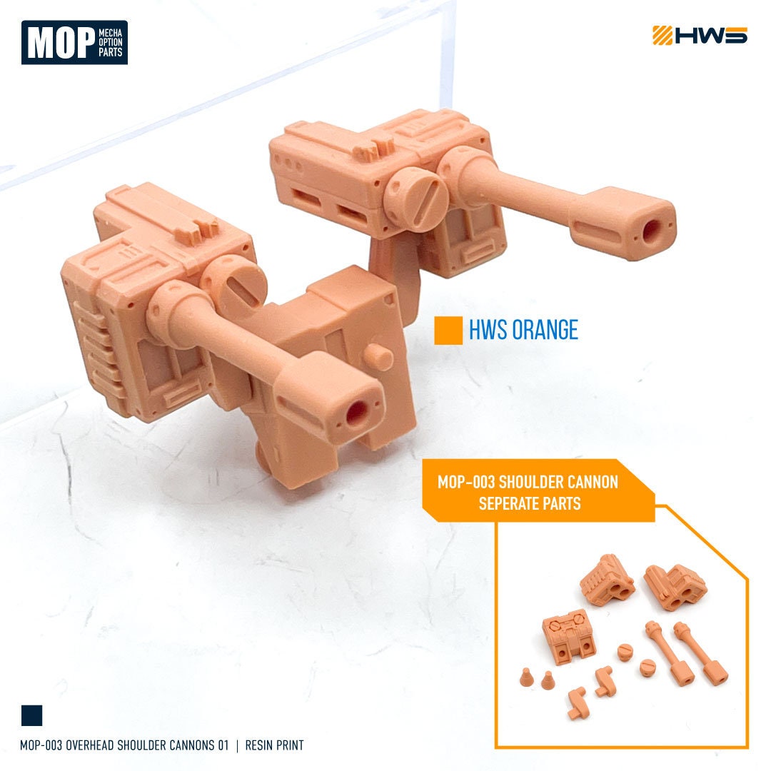 MOP-003 Overhead Shoulder Cannon Set 01 1/144