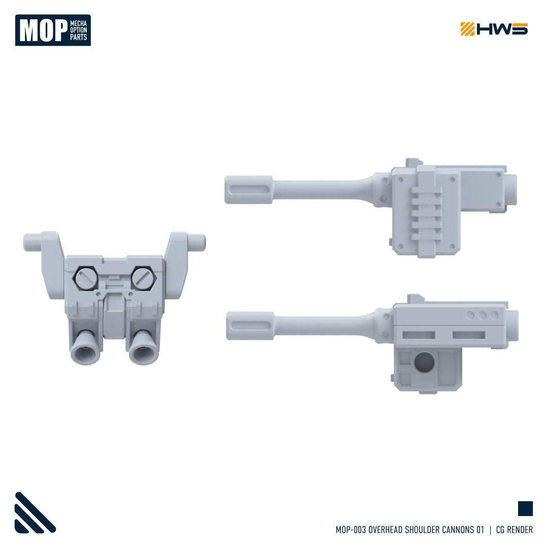 MOP-003 Overhead Shoulder Cannon Set 01 1/144